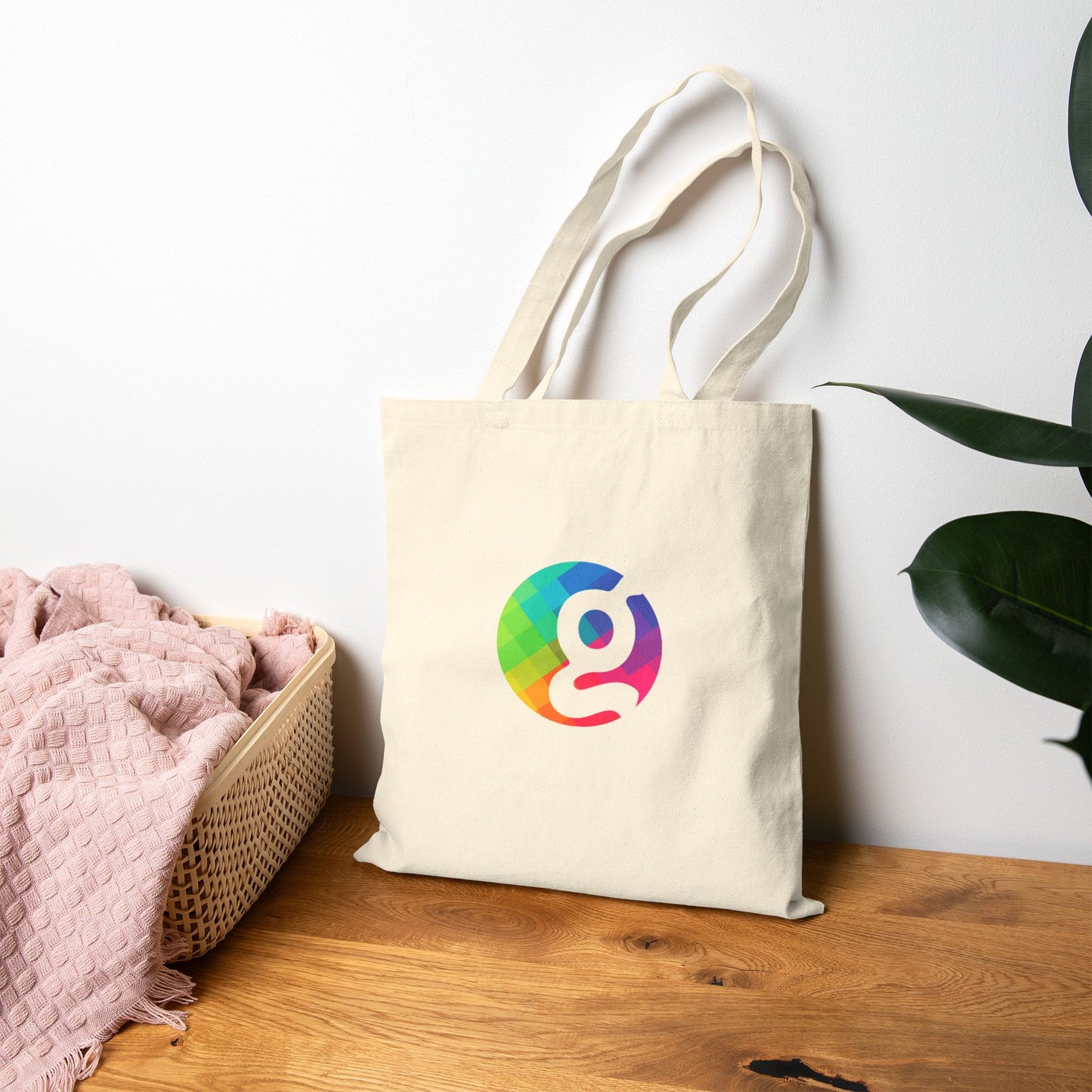 Globallee Logo Cotton Tote Bag