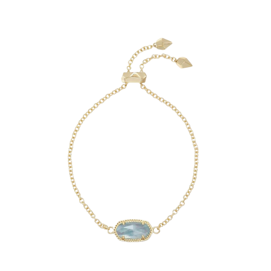 Kendra Scott Elaina Adjustable Chain Bracelet for Women, Gold-Plated