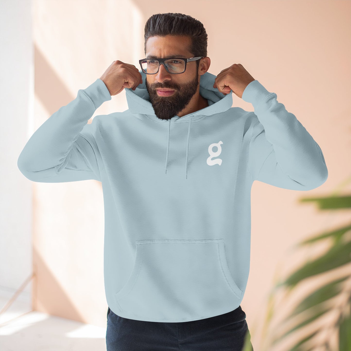 Cozy Three-Panel Fleece Globallee Hoodie