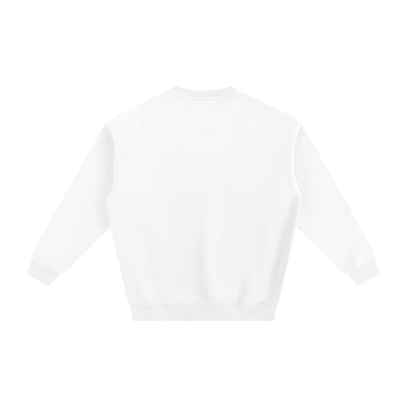 White Fleeced Sweatshirt