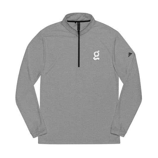 Adidas® Quarter-Zip Pullover with Embroidered "G" Logo