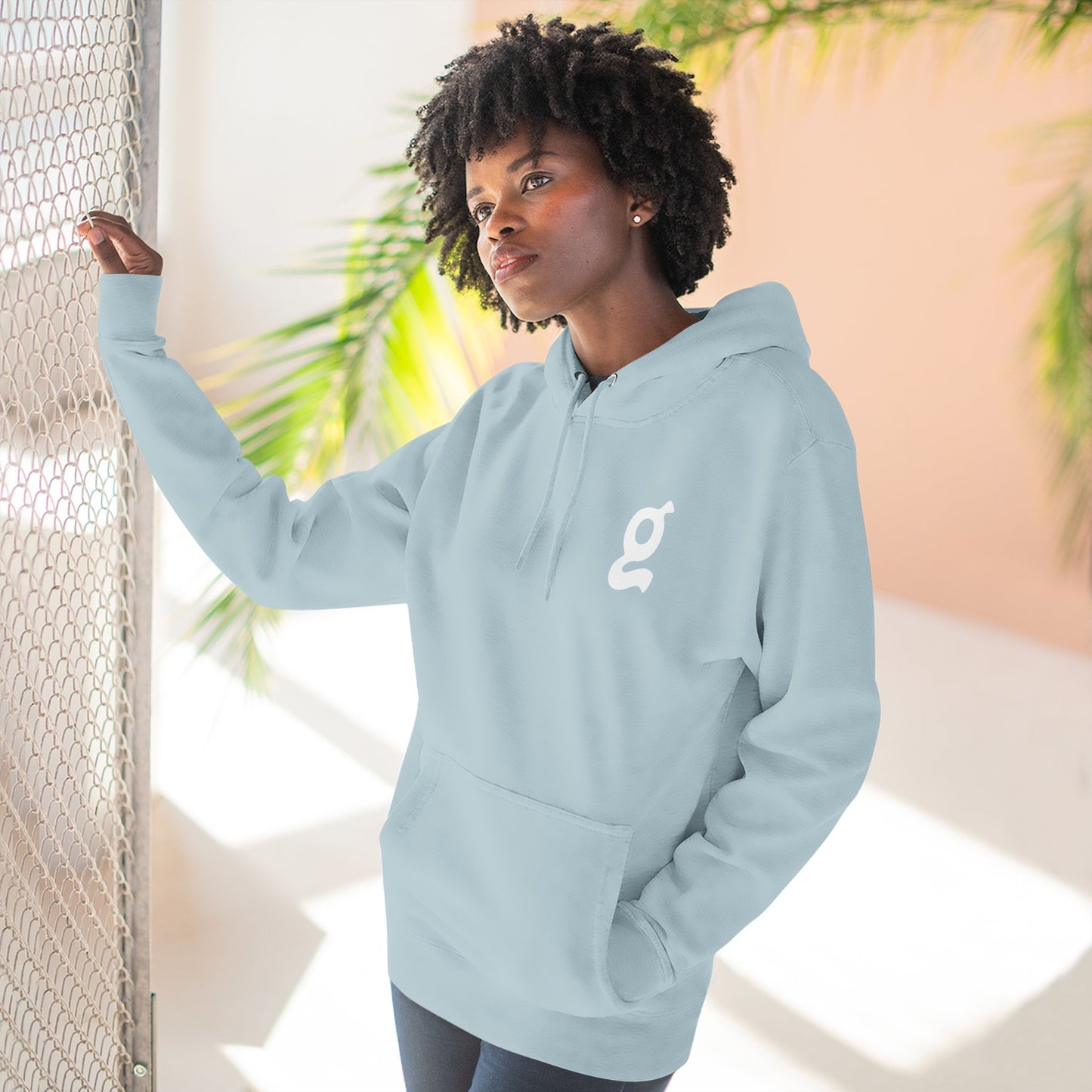 Cozy Three-Panel Fleece Globallee Hoodie