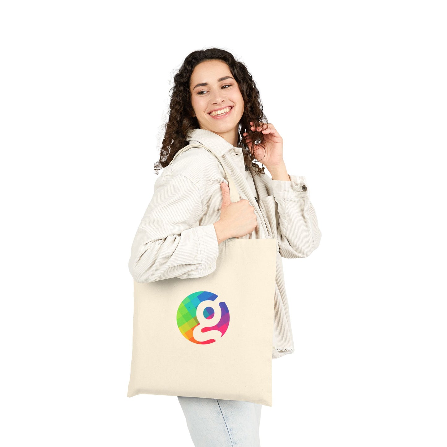Globallee Logo Cotton Tote Bag