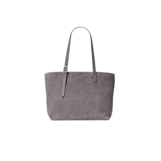 Kate Spade 454 Suede Large Tote in Hare Grey